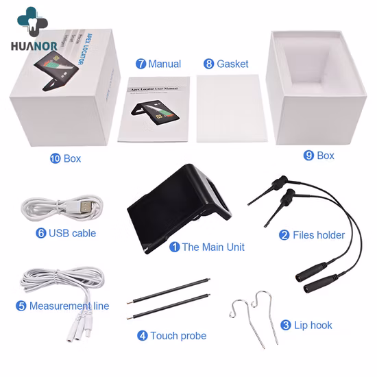 Dentalgeräte mit LCD-Bildschirm, Apex-Locator für die endodontische Wurzelkanalbehandlung, Apex-Locator