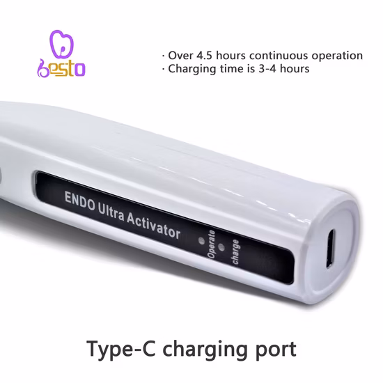 Zahnwurzelkanalbehandlung Ultraschallaktivator Endodontisches Spülhandstück Drahtlose chirurgische Ausrüstung Endo